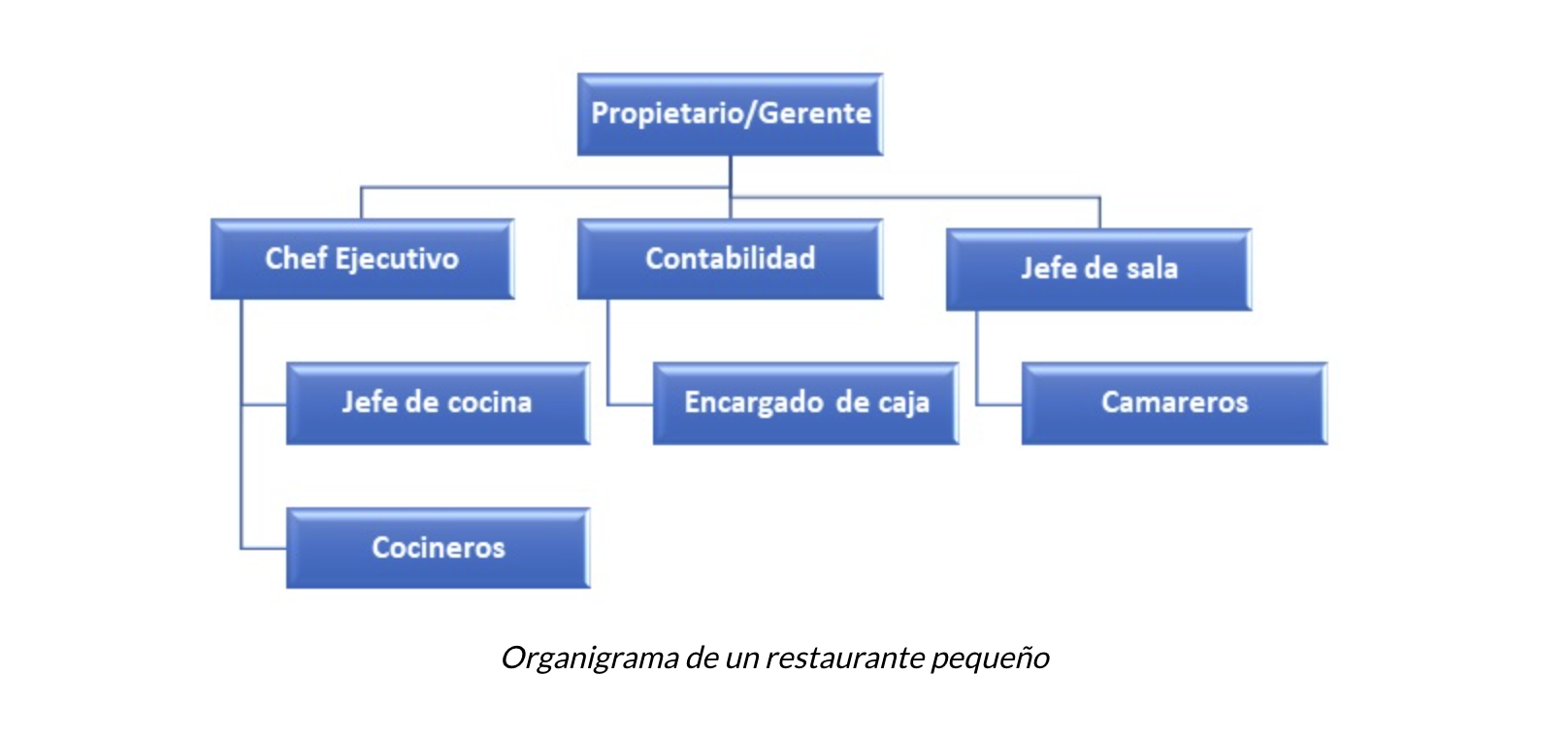 Ejemplos De Organigramas Para Tu Restaurante Poster