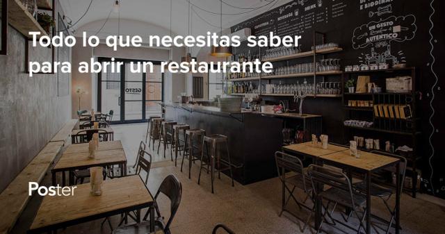 Todo lo que necesitas saber para abrir un restaurante