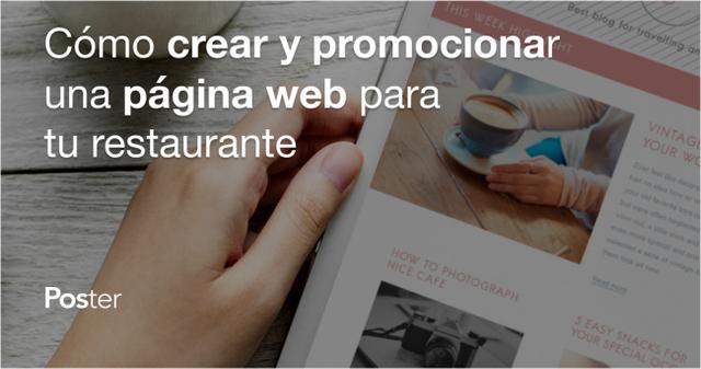 Cómo crear y promocionar una página web para tu restaurante