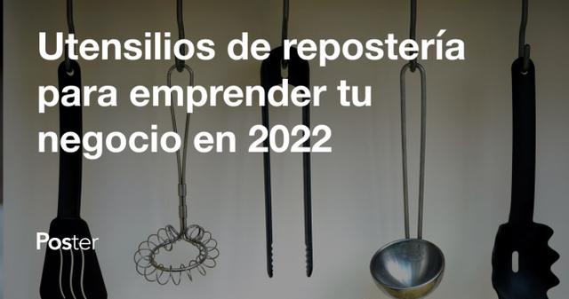 Utensilios de repostería para emprender tu negocio en 2023