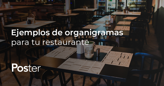 Ejemplos de organigramas para tu restaurante — Poster